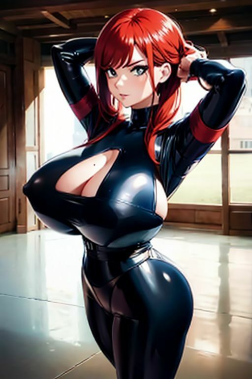 爆乳AIテカテカスーツ1 サンプル3ページ目