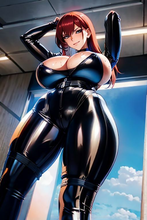 爆乳AIテカテカスーツ1 サンプル10ページ目