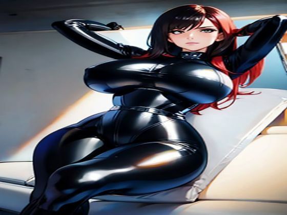爆乳AIテカテカスーツ1