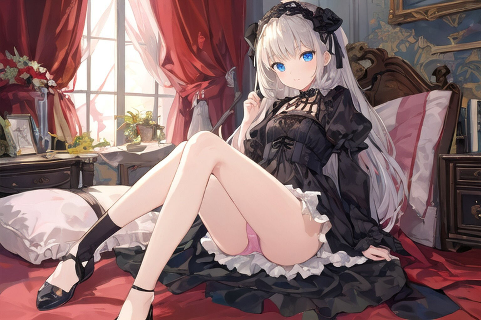 ゴスロリとパンツ サンプル3ページ目