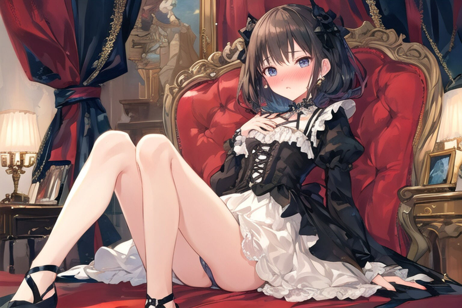 ゴスロリとパンツ サンプル8ページ目