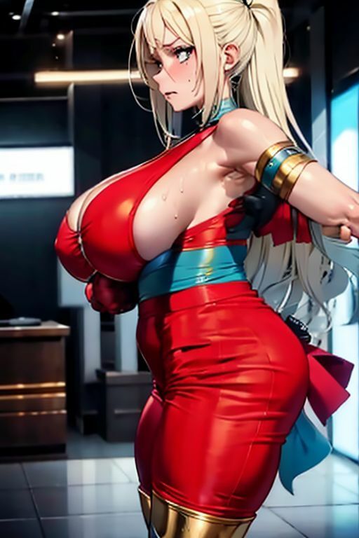 爆乳AIどしこりてかてか1 サンプル8ページ目