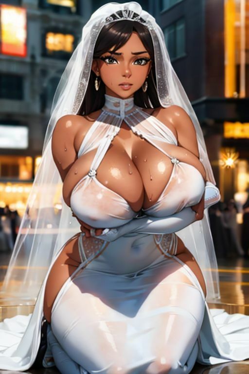 爆乳AI結婚式1 サンプル5ページ目