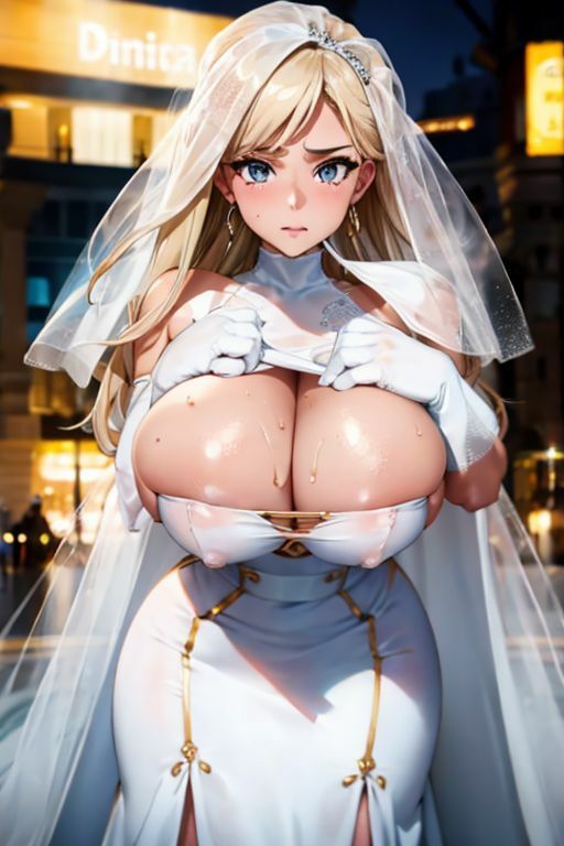 爆乳AI結婚式1 サンプル7ページ目