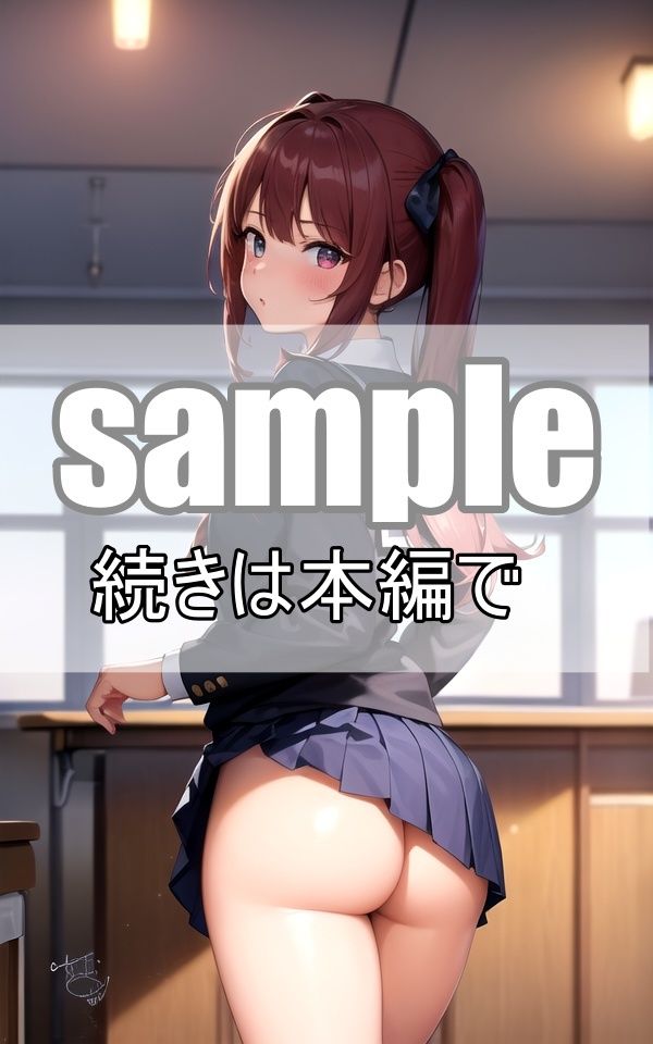 ノーパン強●登校が義務付けられたハーレム学園はお尻丸出しが日常茶飯事です！ サンプル7ページ目