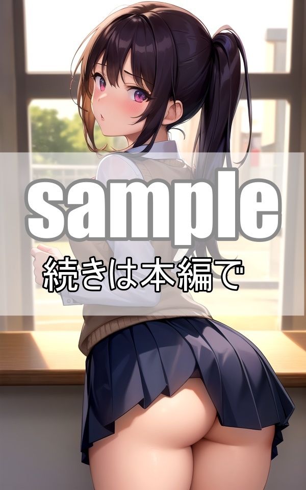 ノーパン強●登校が義務付けられたハーレム学園はお尻丸出しが日常茶飯事です！ サンプル9ページ目