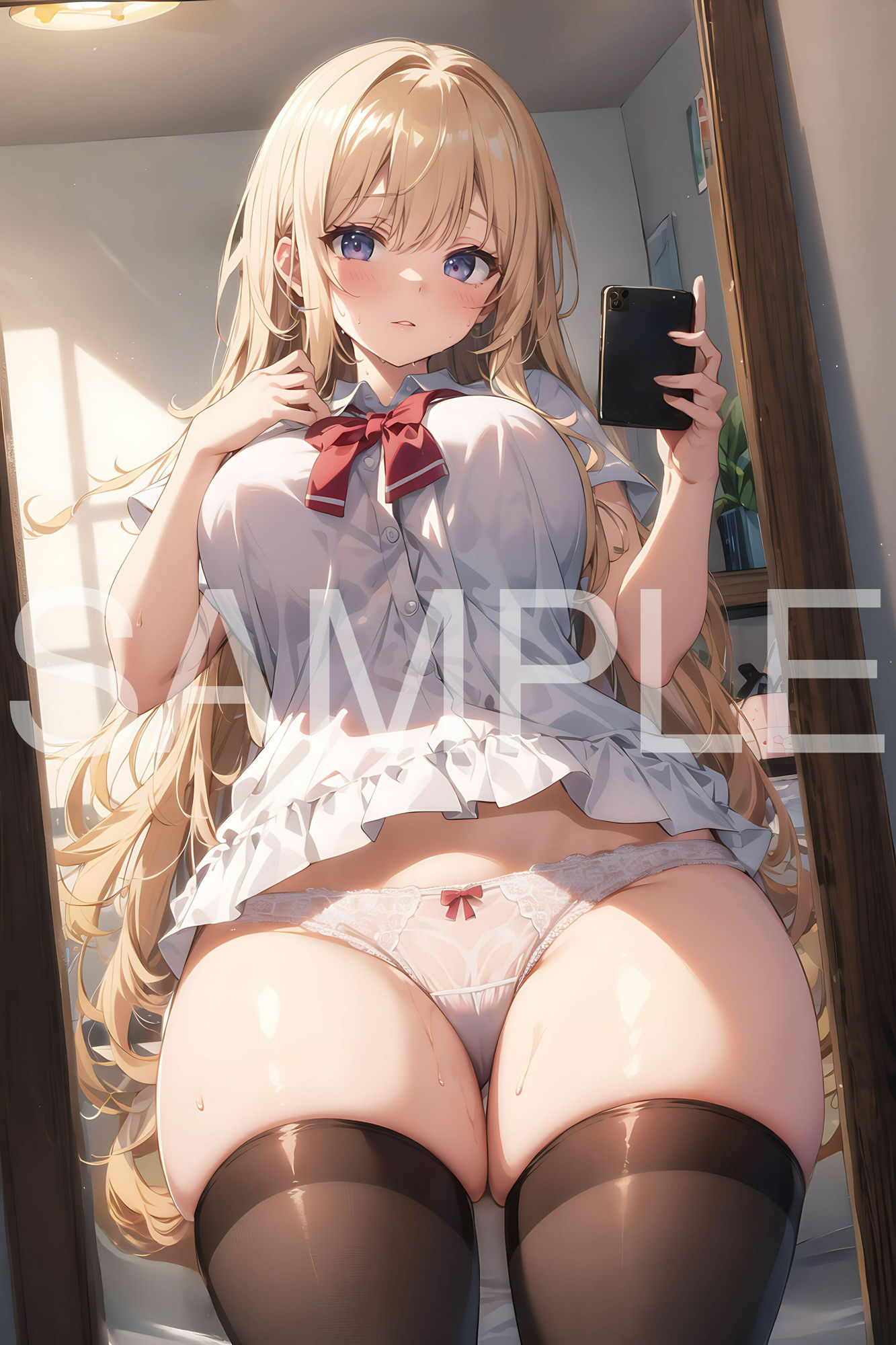 自撮り×美少女 サンプル3ページ目
