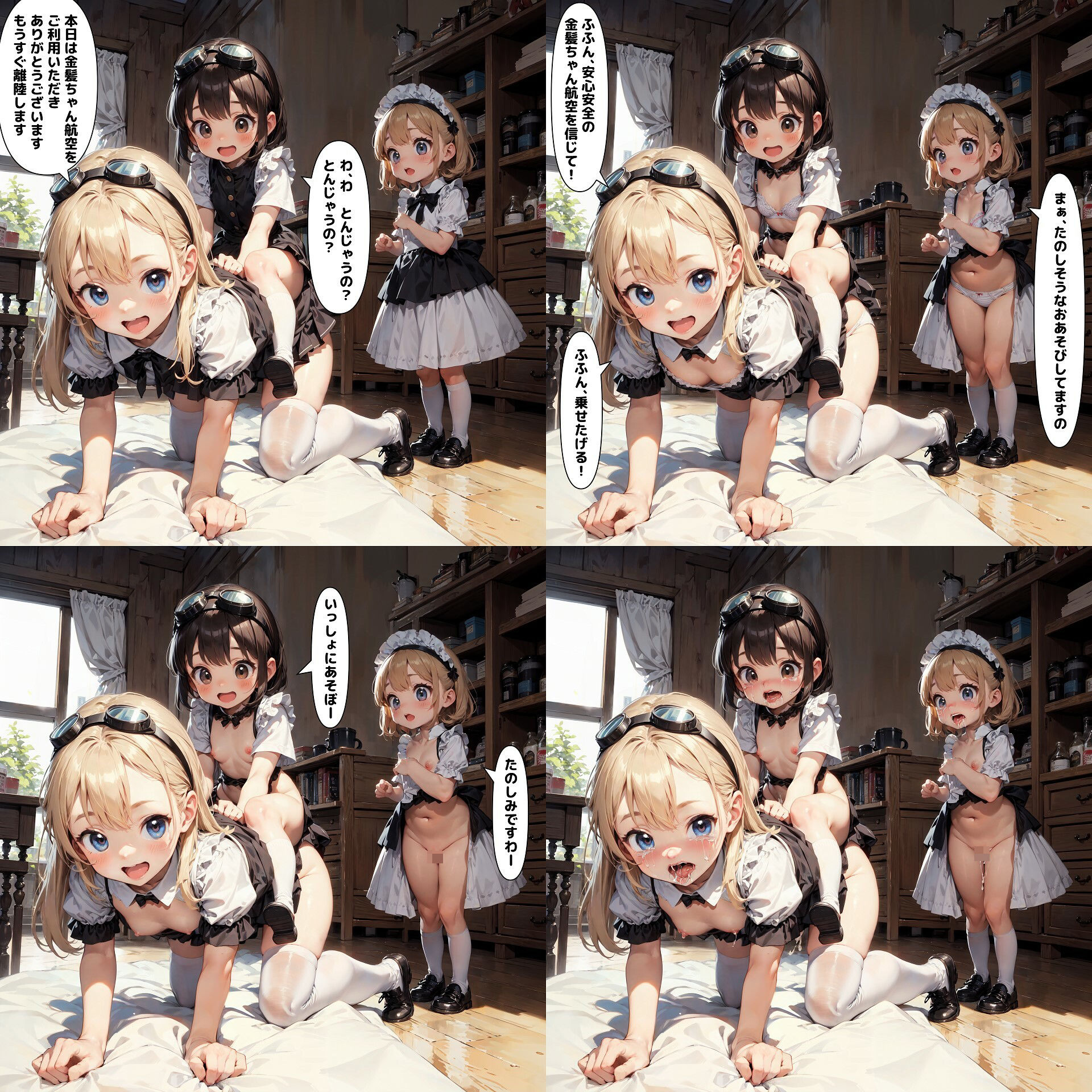 メイドさんが可愛いだけ下着裸絶頂差分 サンプル1ページ目