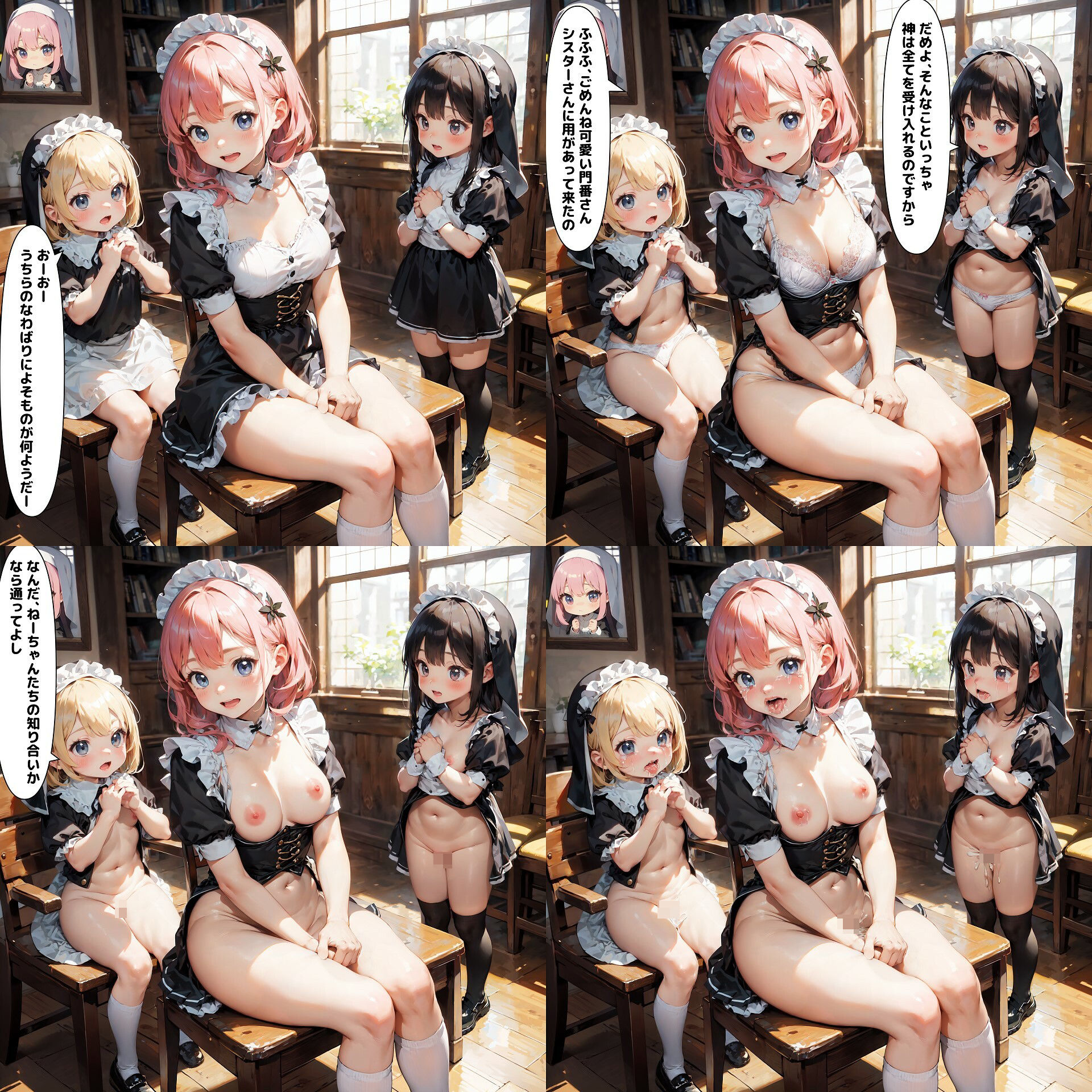 メイドさんが可愛いだけ下着裸絶頂差分 サンプル4ページ目