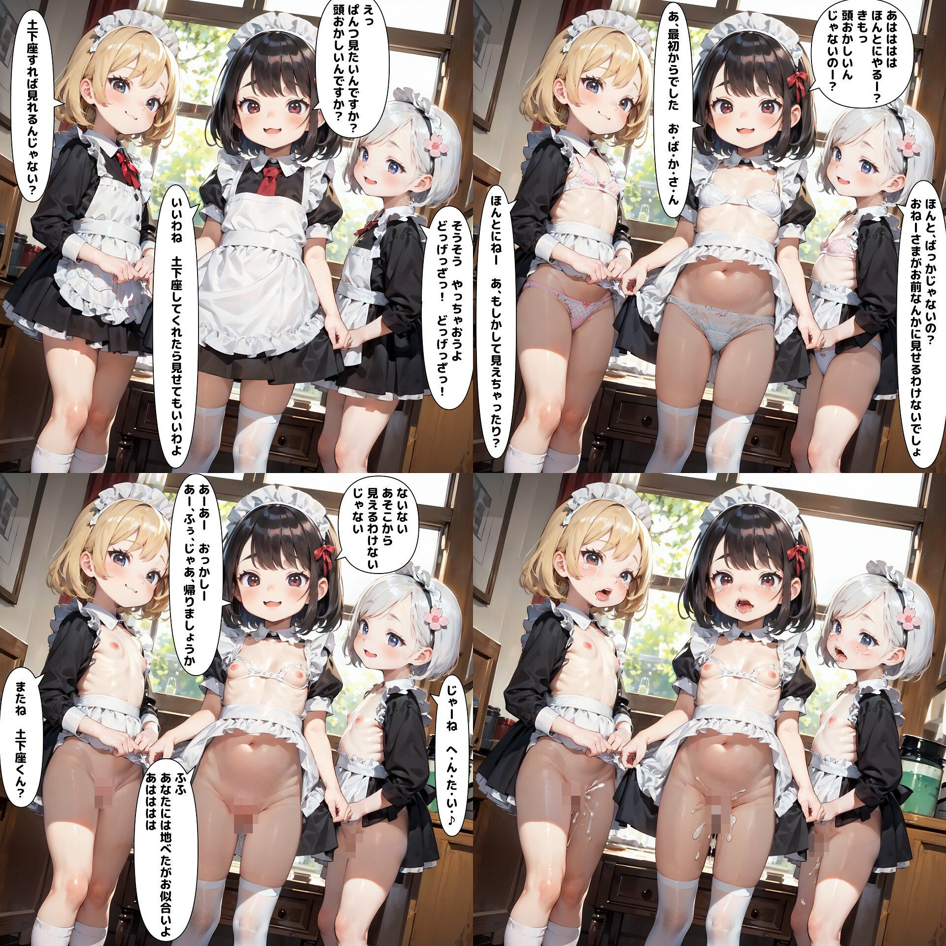 メイドさんが可愛いだけ下着裸絶頂差分 サンプル5ページ目