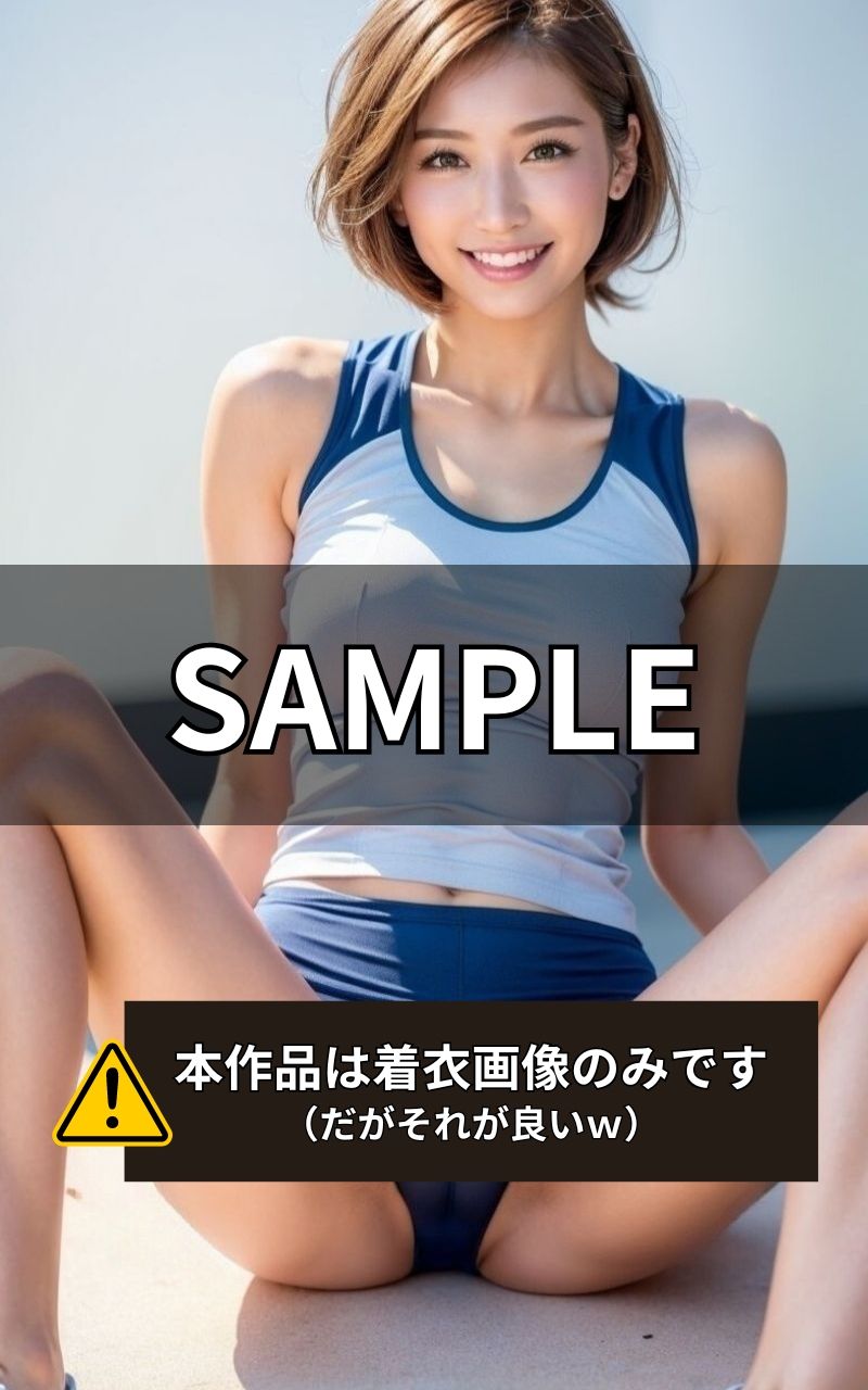 陸上女子マニアvol.1:陸上競技場で見つけた天使たち【AI生成・SSS級美女】 サンプル1ページ目