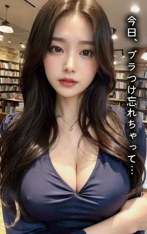 【官能小説型写真集】本屋で出会った女子大生がノーブラだったから我慢できず...（全217ページ） サンプル4ページ目