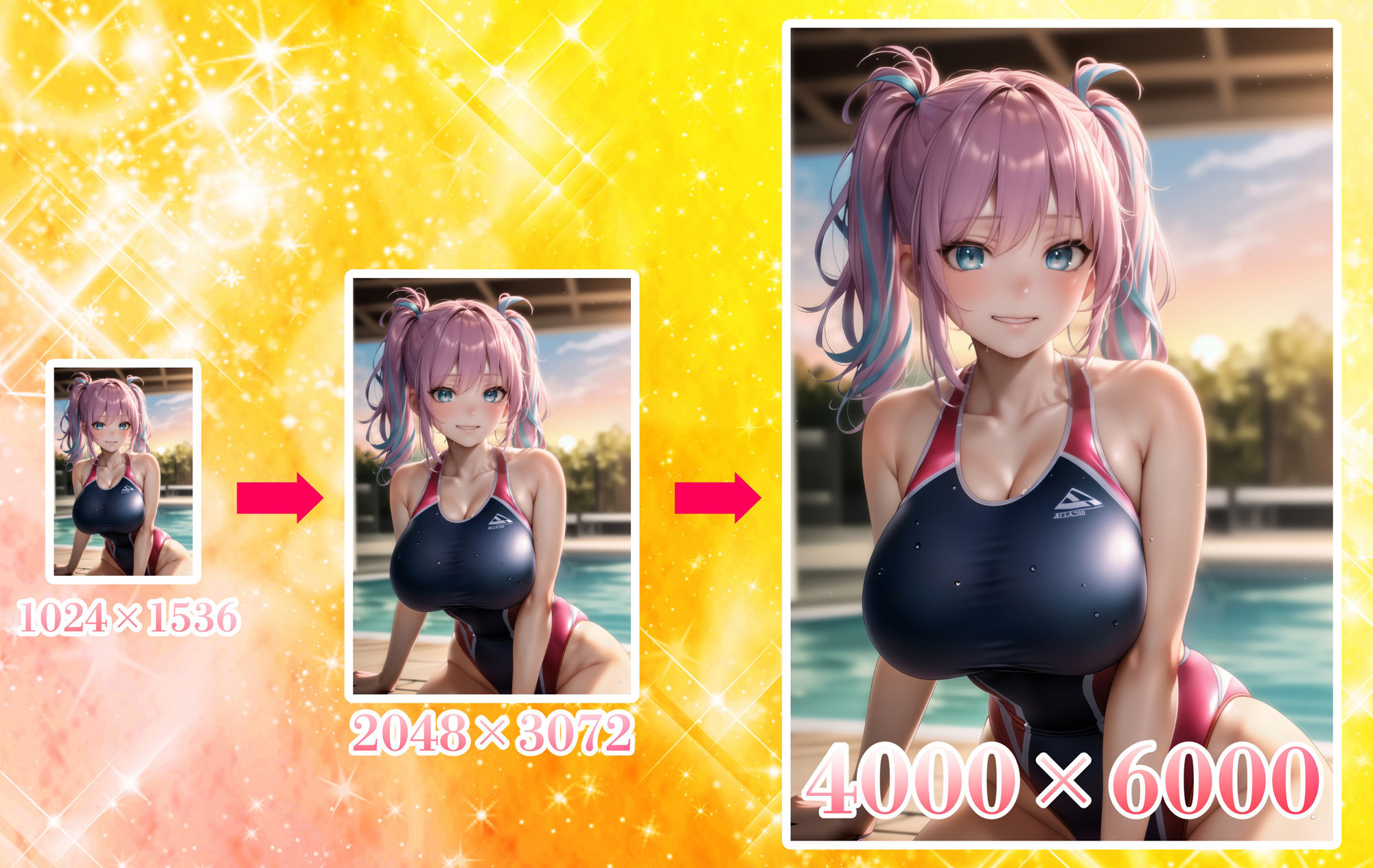 巨乳JK学園ハードコア 〜改変水泳部〜 【部活動編2】 サンプル7ページ目