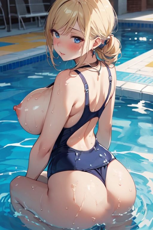 えちえちなスク水ギャルがぬれぬれだった件について サンプル2ページ目