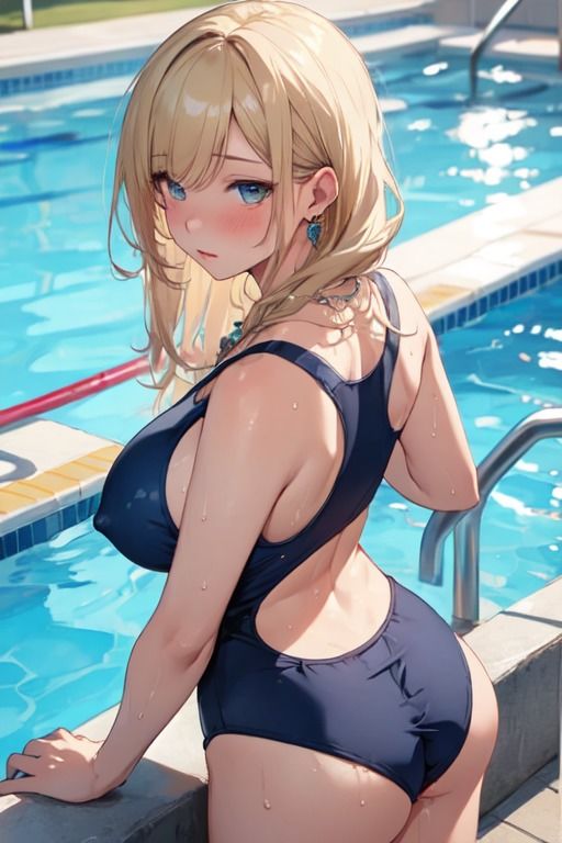 えちえちなスク水ギャルがぬれぬれだった件について サンプル4ページ目