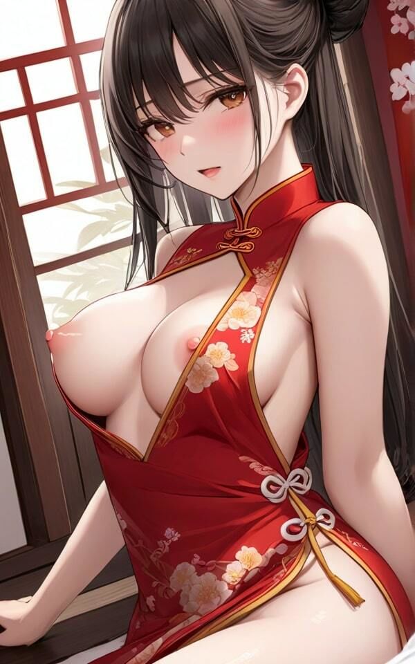 巨乳チャイナ服の誘惑 私のエッチな誘惑に我慢できる？ サンプル5ページ目