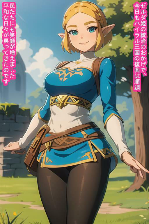 いいなりオナホゼ〇ダ姫 サンプル3ページ目