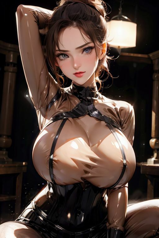爆乳AIえっちなコルセット1 サンプル3ページ目