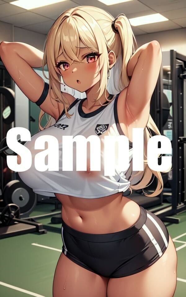 黒ギャルおっぱいジム サンプル3ページ目