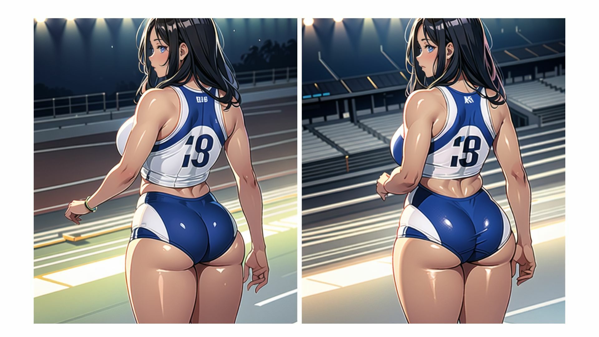 巨尻陸上いらすとれいてっど4 サンプル3ページ目