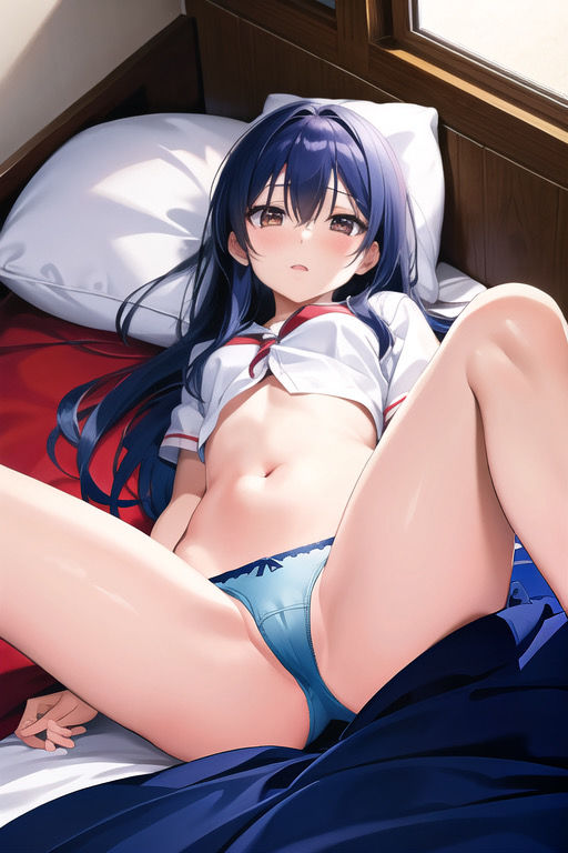 虹かけ誌 ラブライブ！ イラスト集12 園田海未 …本当に、見るの？ サンプル4ページ目