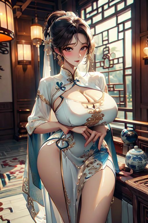 爆乳AIどしこりチャイナ1 サンプル7ページ目