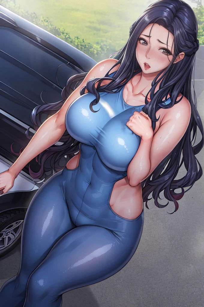 巨乳美女【妄想イラスト美女図鑑vol.74】 サンプル6ページ目