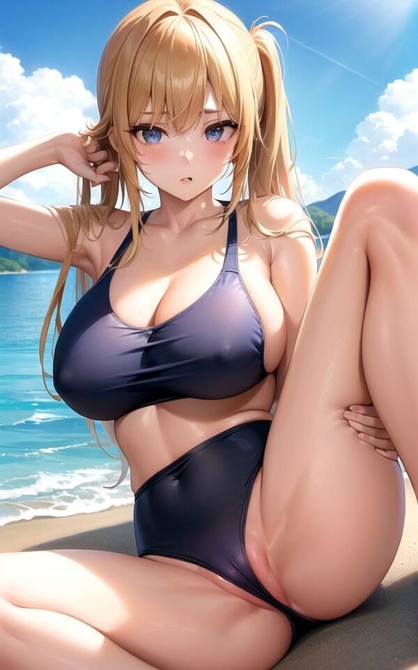 巨乳水着写真集2 サンプル2ページ目