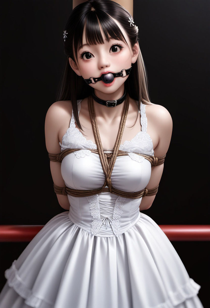 今日もまた縛られちゃいました〜フリルドレス編〜 サンプル1ページ目