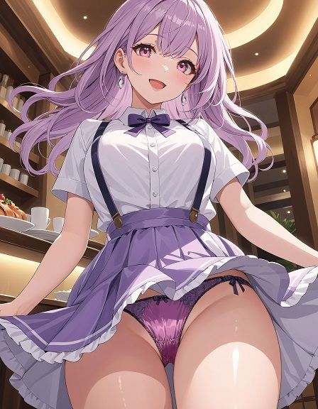 ぱんちらレストラン〜ウエイトレスのローアングルパンチラ編〜 サンプル3ページ目