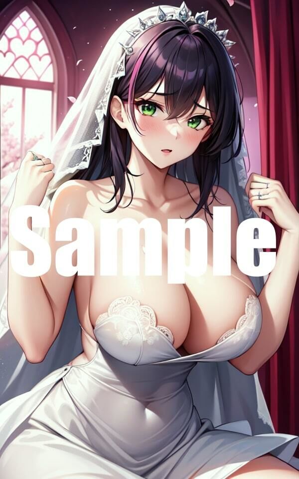 ウエディングドレスを着たままの初夜 サンプル3ページ目