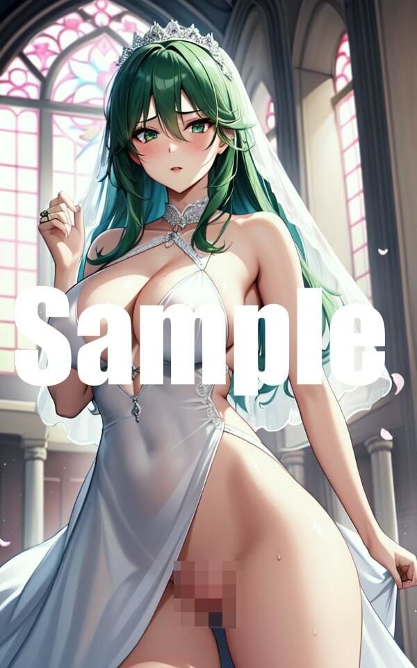 ウエディングドレスを着たままの初夜 サンプル5ページ目