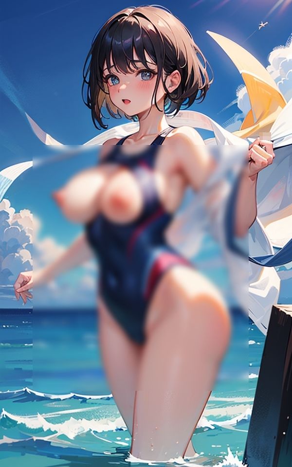 コスプレ用の水着で来ちゃた サンプル3ページ目