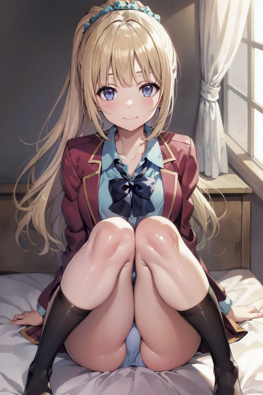 ようこそ実力至上主義◯教室へ 日常的無防備パンチライラスト集 堀北 ， 軽井沢 サンプル1ページ目