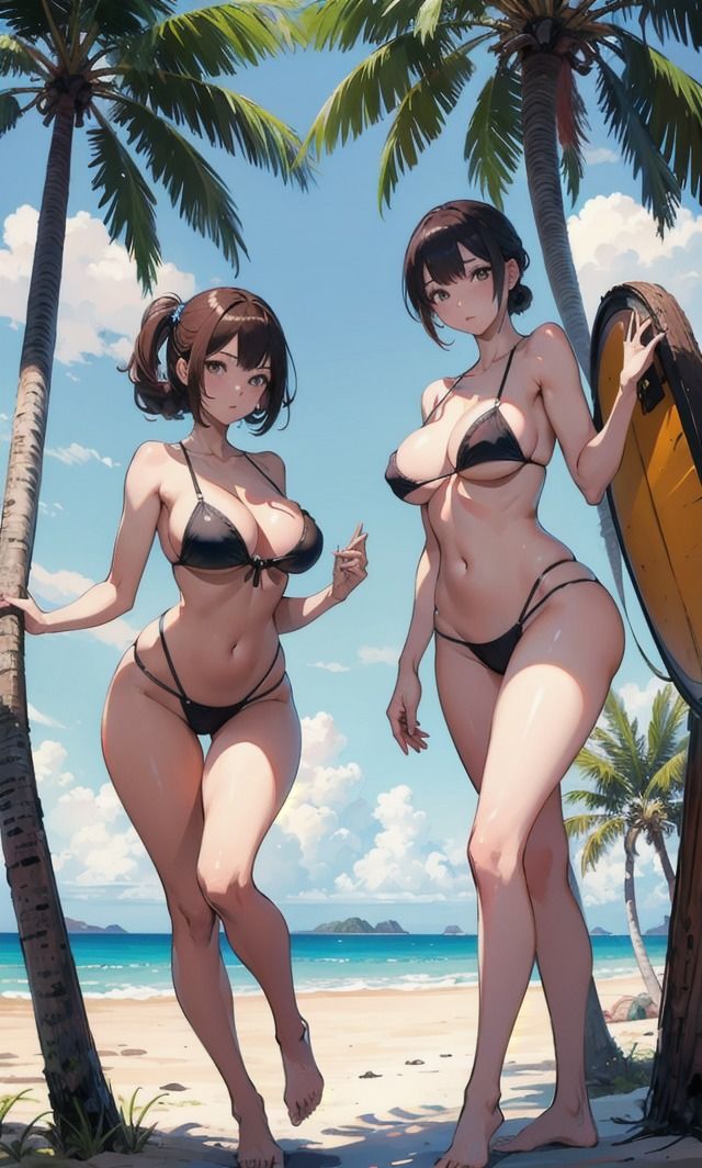女友達 AIイラスト集 ちょっとエッチな関係 サンプル2ページ目