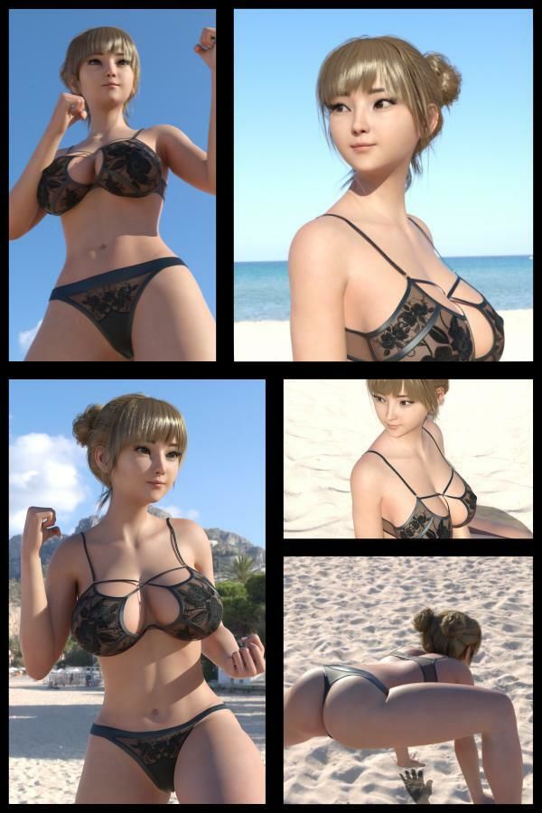 【▲100】『理想の彼女を3DCGで作ります』から生まれた、バーチャルアイドル写真集:Megu_01 サンプル1ページ目