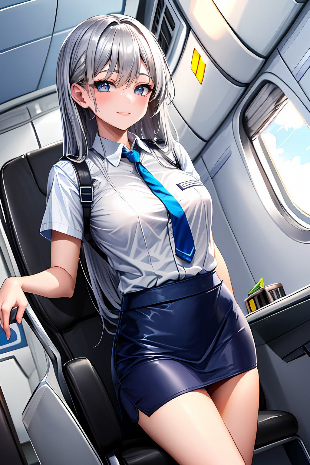 噂の世界一お高いお仕事！！裏ファーストクラス A◯A口腔サービスを受けて頂き飛行中はずっと私の穴にもお入り戴いております！！ そして、お客様のレバーでご自由に操作くださいませ！！ サンプル3ページ目