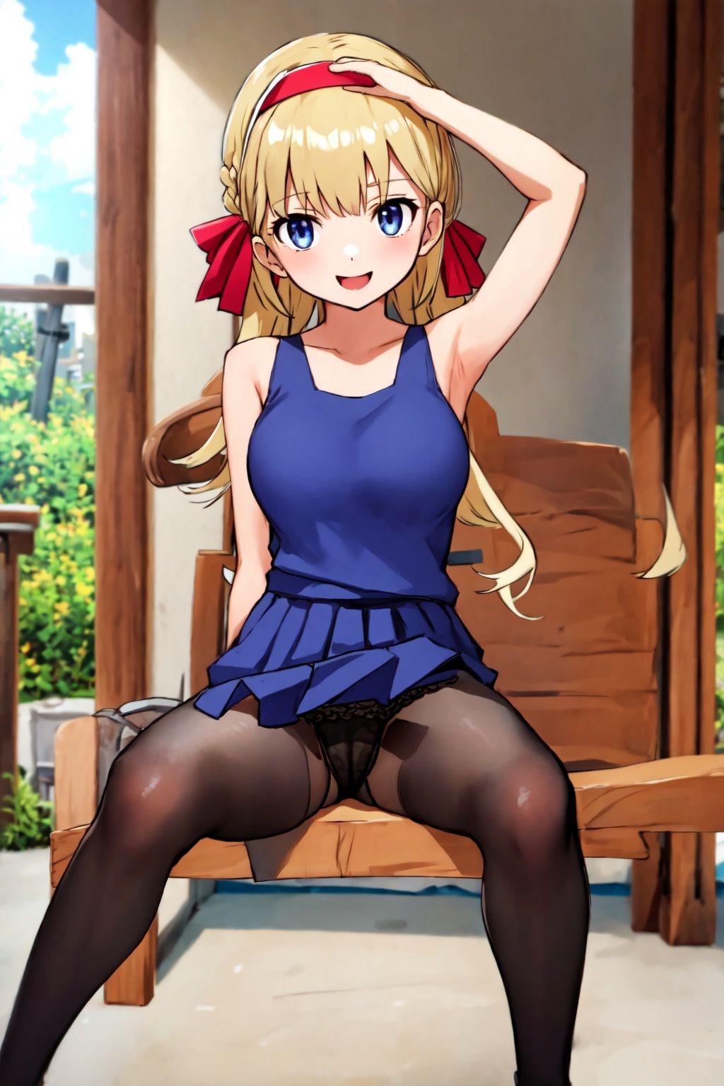 乙女ゲー世界はモブに◯しい世界です アン◯ェリカ 水着・タイツ（エロ）CG集 サンプル6ページ目