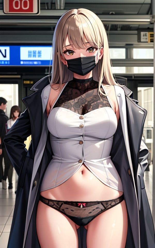 密かに露出を楽しむ美女 サンプル1ページ目