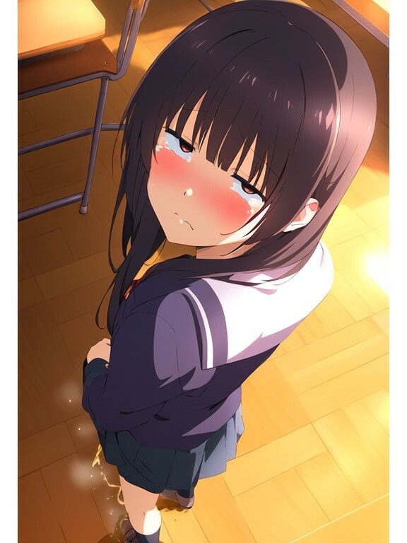 【おしっこ・おもらし】JKがパンツのまま放尿しちゃう！おもらし姿を隠し撮り サンプル10ページ目