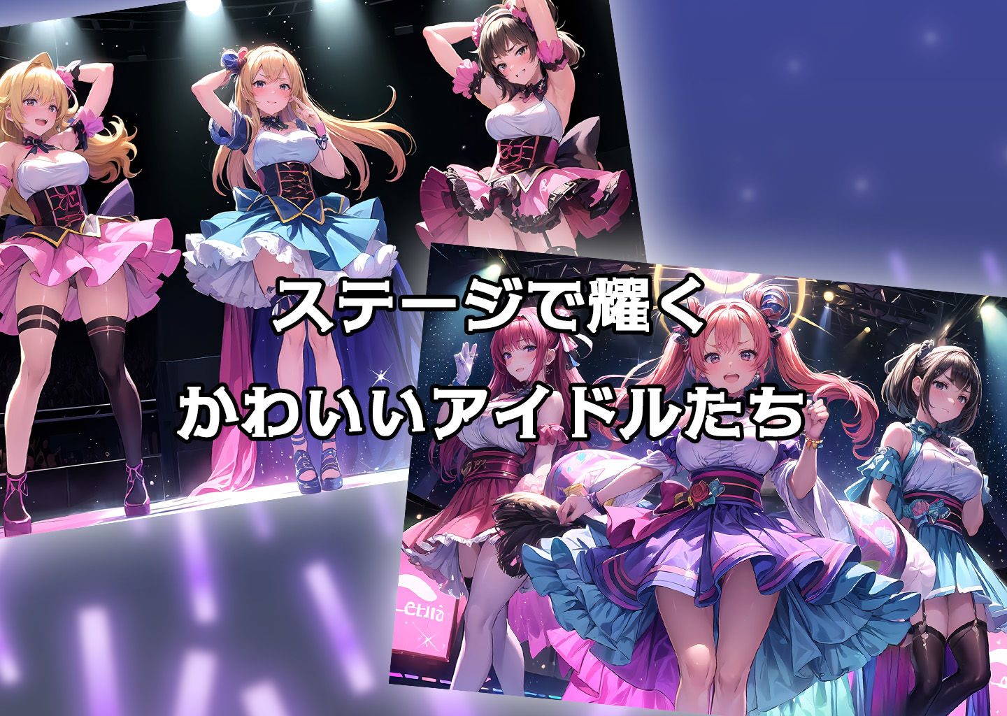 淫乱アイドルグループ 中出しセックス感謝祭 サンプル1ページ目