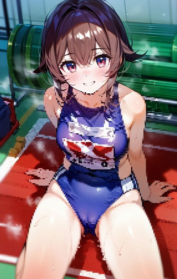 陸上女子とイチャラブえっち サンプル1ページ目