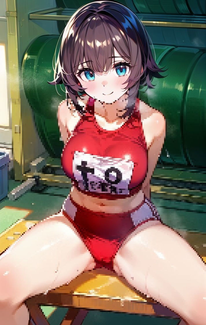 陸上女子とイチャラブえっち サンプル4ページ目