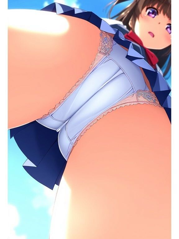【下からパンチラ】JK学園生のパンツ大接近！真下に置いたスマホから新入生を撮影 サンプル2ページ目