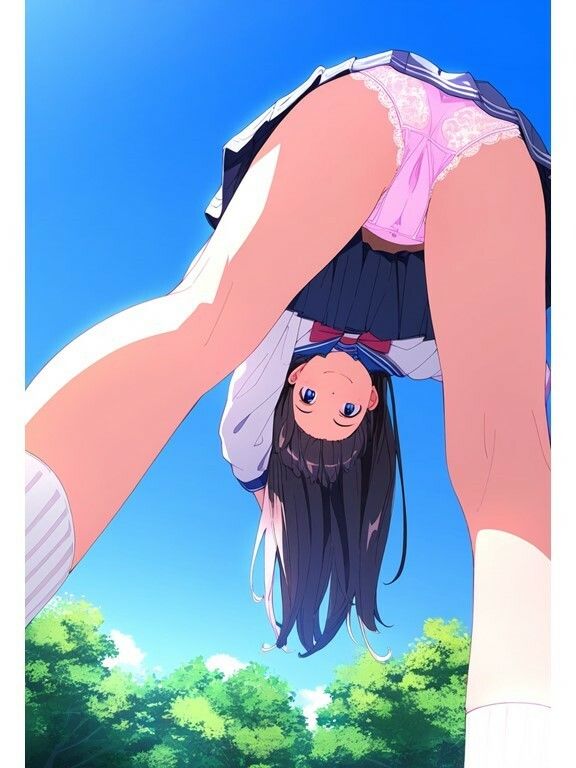 【下からパンチラ】JK学園生のパンツ大接近！真下に置いたスマホから新入生を撮影 サンプル5ページ目