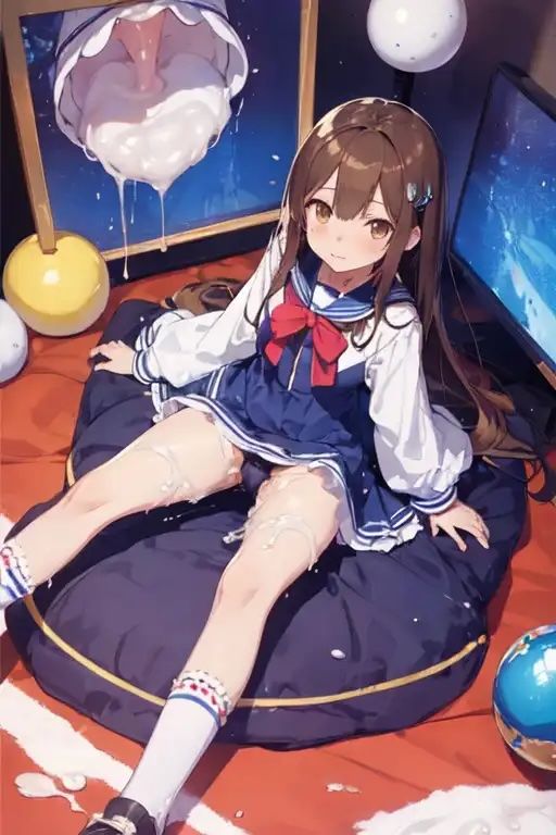 虹かけ誌 くりいむレモン イラスト集 亜美 出力されちゃった サンプル4ページ目