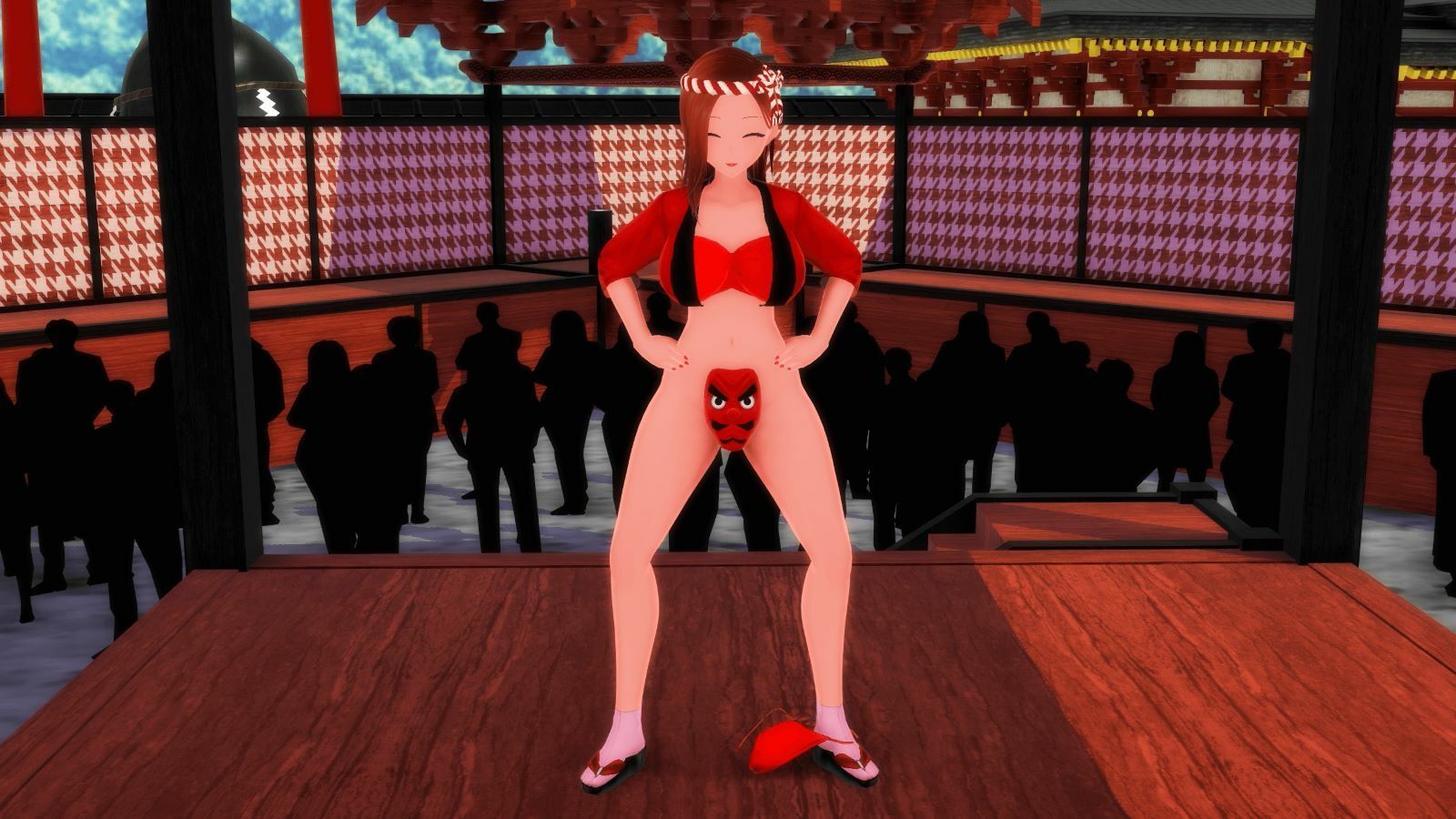 【ふたなりダンス】チンプラガールズのふんどしご開帳ダンス（通常版） サンプル1ページ目