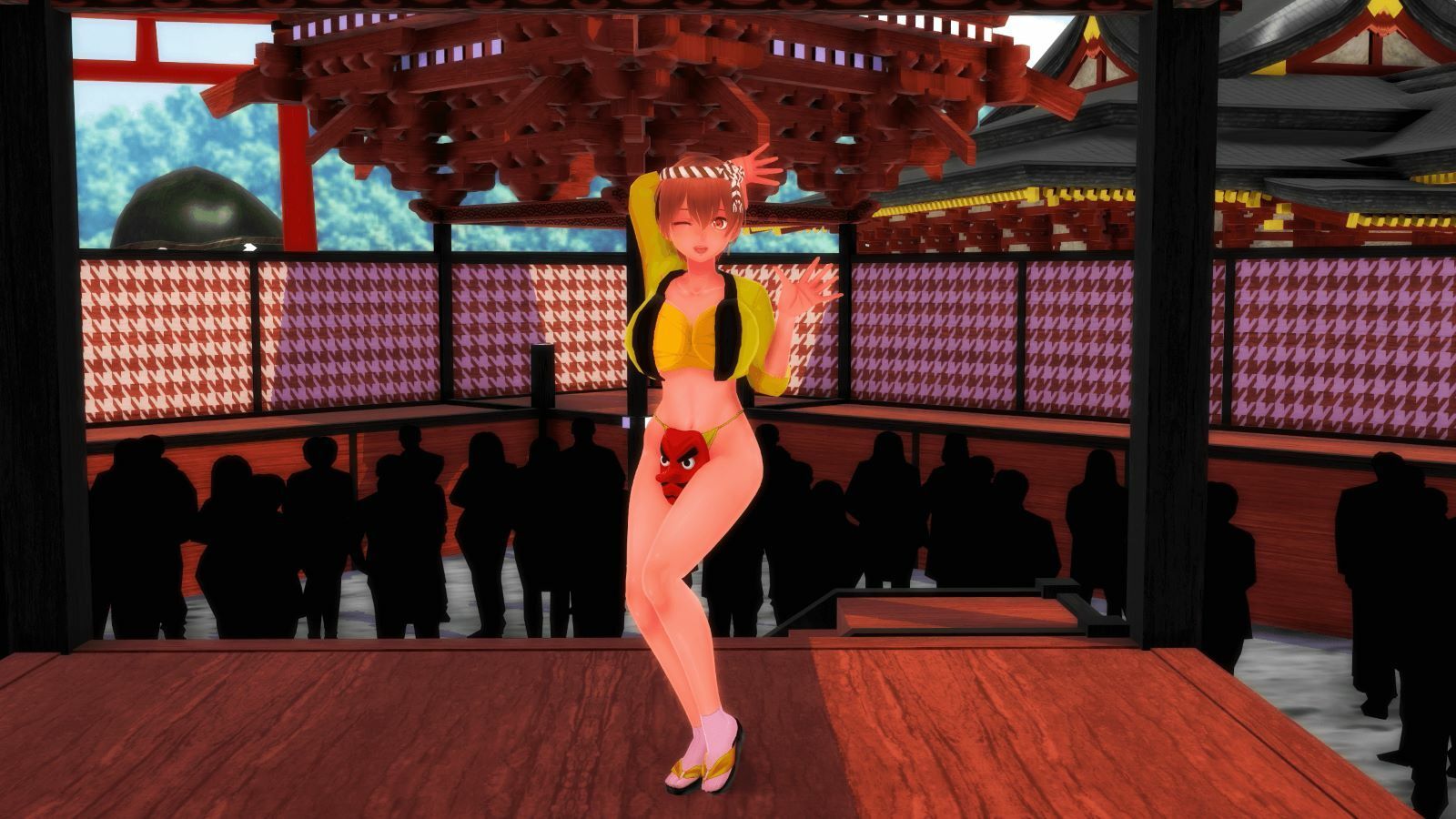 【ふたなりダンス】チンプラガールズのふんどしご開帳ダンス（応援版） サンプル2ページ目