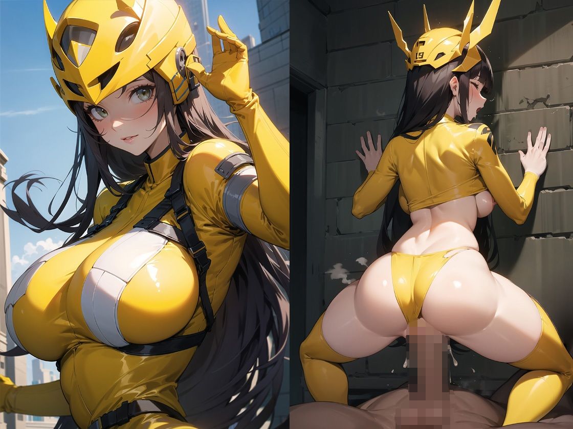 敗北した戦隊ヒロイン サンプル6ページ目