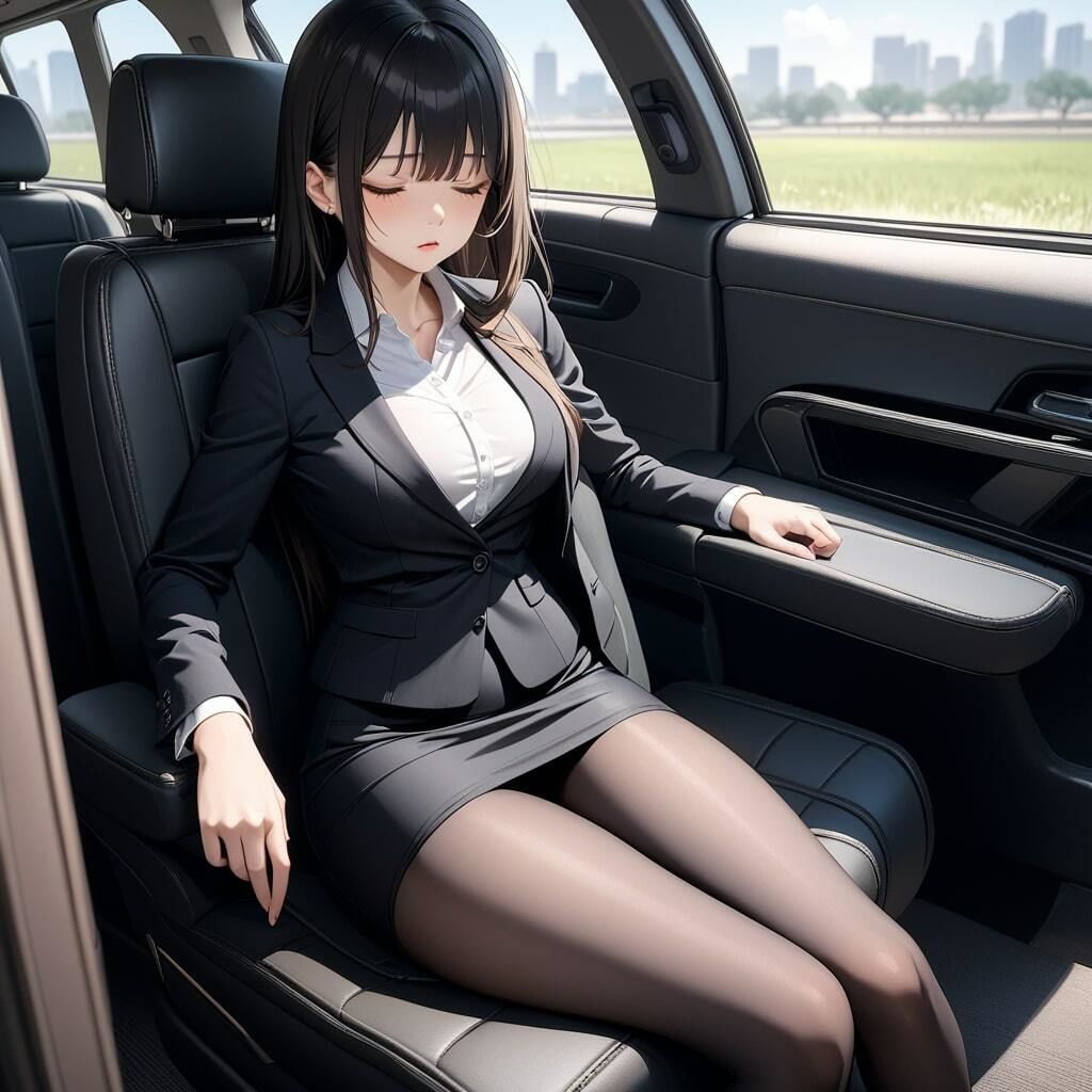 黒ストッキング脚の魅力！働くOLさん サンプル7ページ目